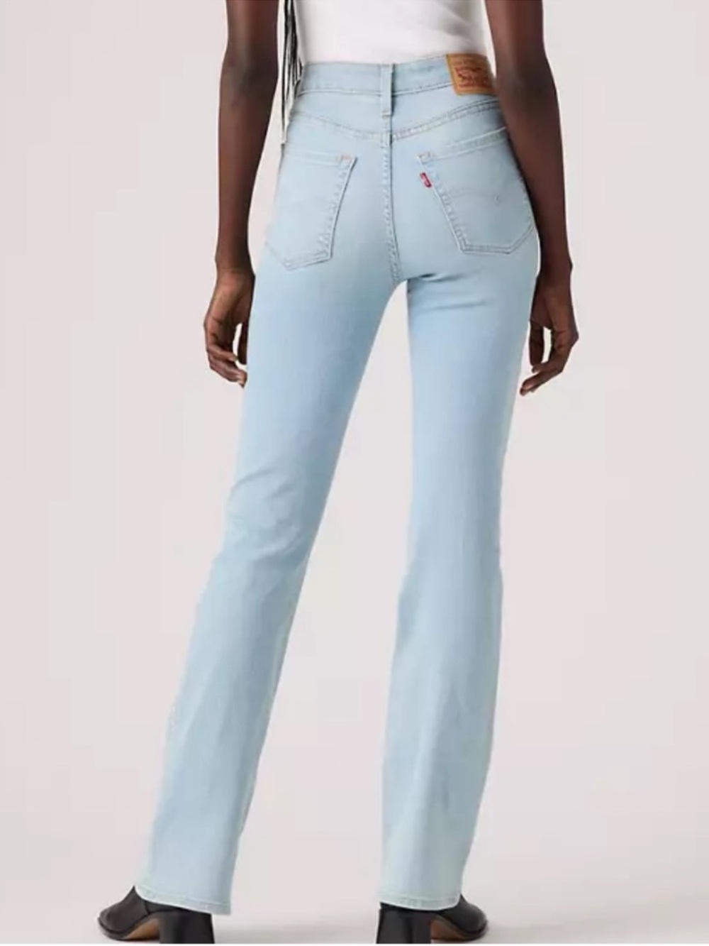 Levi’s 30 x 32 Jeans 725 High Rise Boot Cut Sparkle on Stripe Medium Indigo NWT